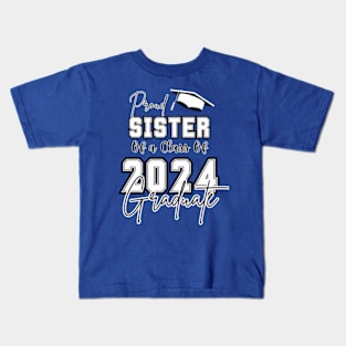 Proud Sister Graduation 2024 Kids T-Shirt